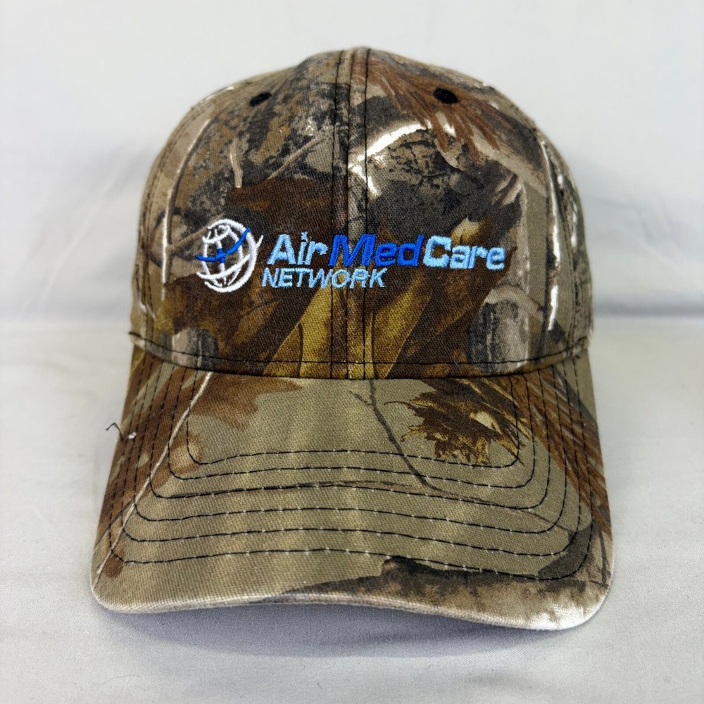 Mowear USA Hat AirMedCare Network Men OSFM Camo Embroidered Baseball Cap